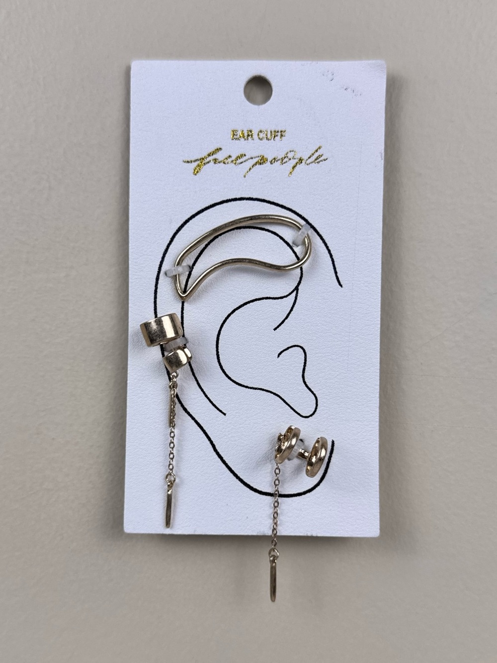 Free People Naomi Ear Cuff Set in Gold